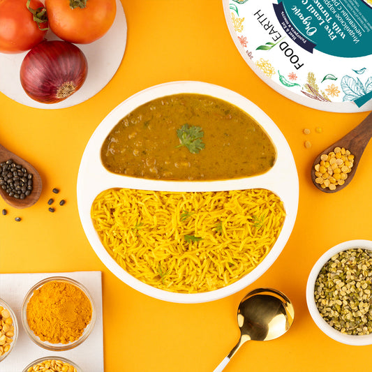 Organic Five Lentil Curry With Turmeric Rice