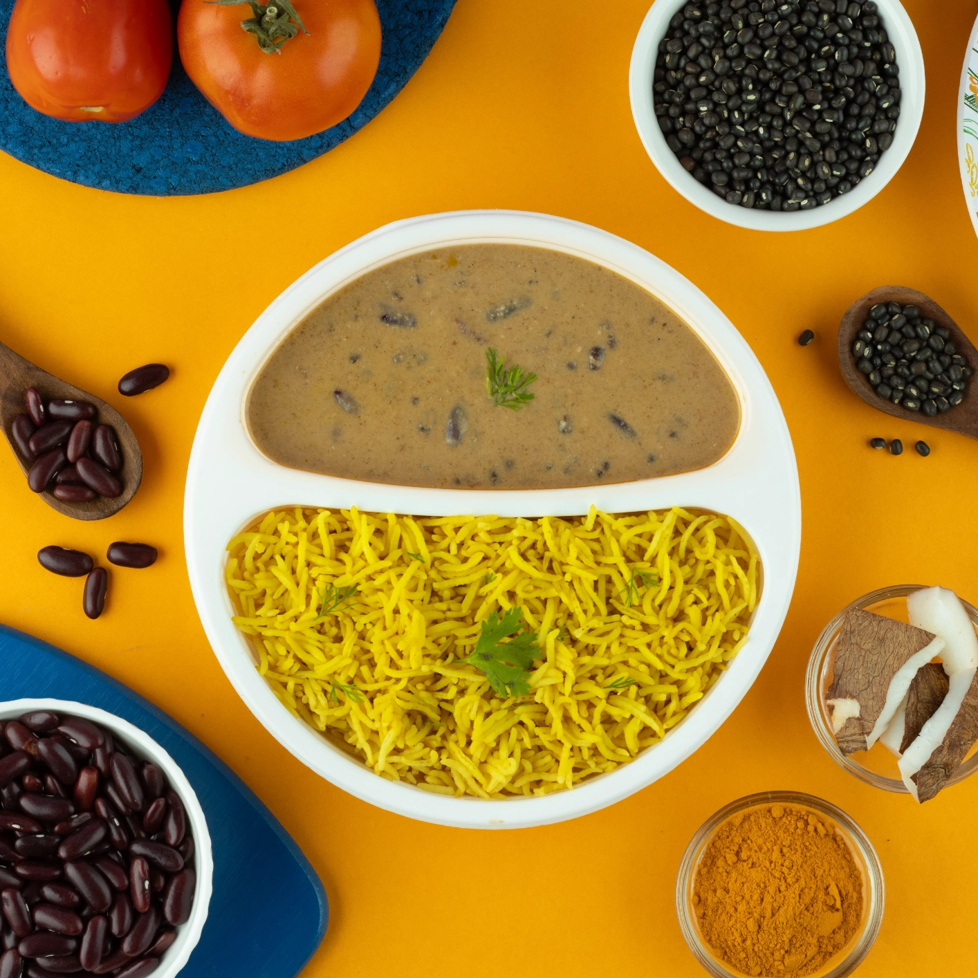 Ready to Eat - Bombay Lentil Curry with Turmeric Rice